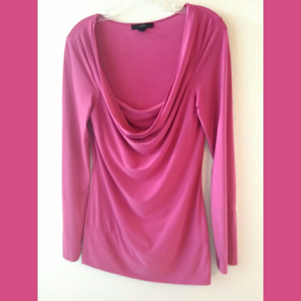 Express Long Sleeve Cowlneck Top Sz Med